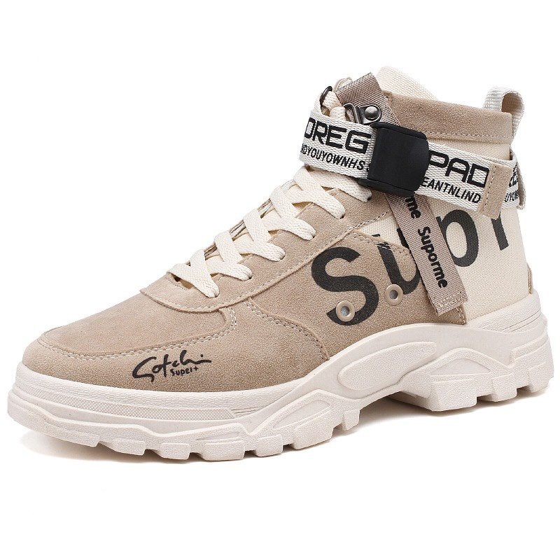 Giày Cao cổ nam SUPer phối khóa tự động siêu đẹp - Giày nam sneaker cực đẹp