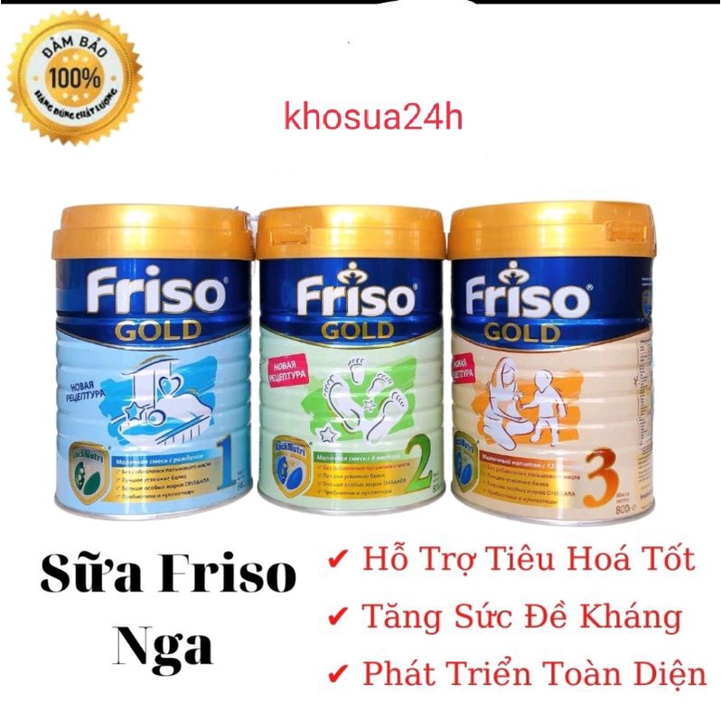 sữa bột friso gold nga 2 800g