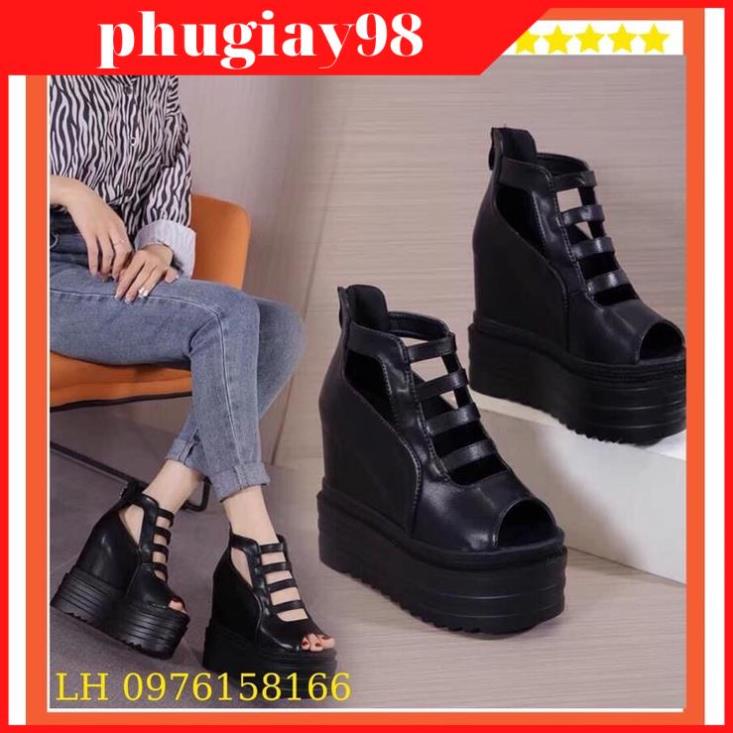 Giầy Đế Xuống Nữ Cao Cấp Cao 14Cm +Ảnh thật hot