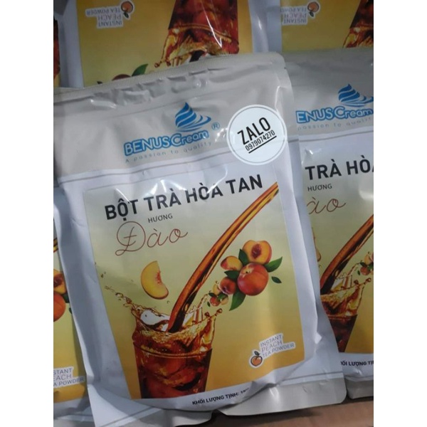 Combo 3 gói Trà Đào hòa tan Benuscream giá 300k uống tẹt ga