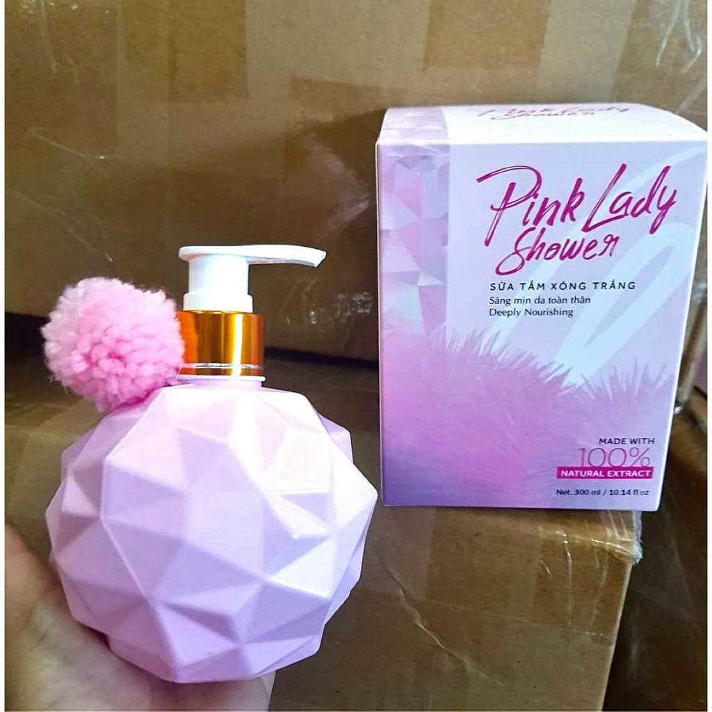 Sữa tắm xông trắng pink lady