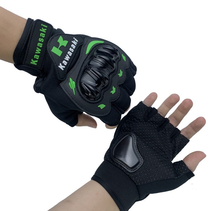 Bán sỉ - Găng tay Monster Probiker kawasaki ktm alpinestar cụt ngón có gù bao tay motor xe đạp xe máy phượt thể thao pkl