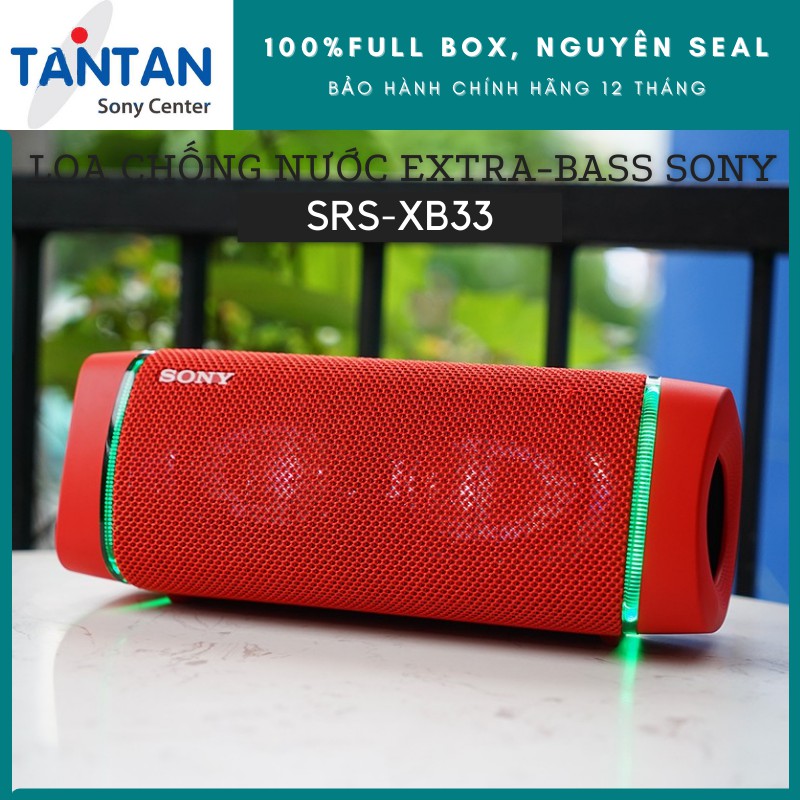 Loa BLUETOOTH EXTRA BASS Sony SRS-XB33 | Sạc điện thoại - Chống sốc, Chống nước IP67 - Stamina - Type-C