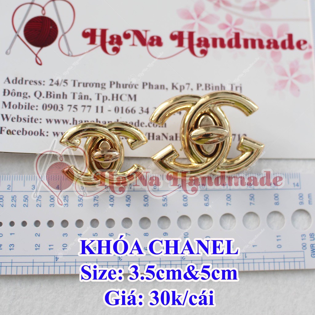 combo khoá sập tròn mini, xích càng cua lớn
