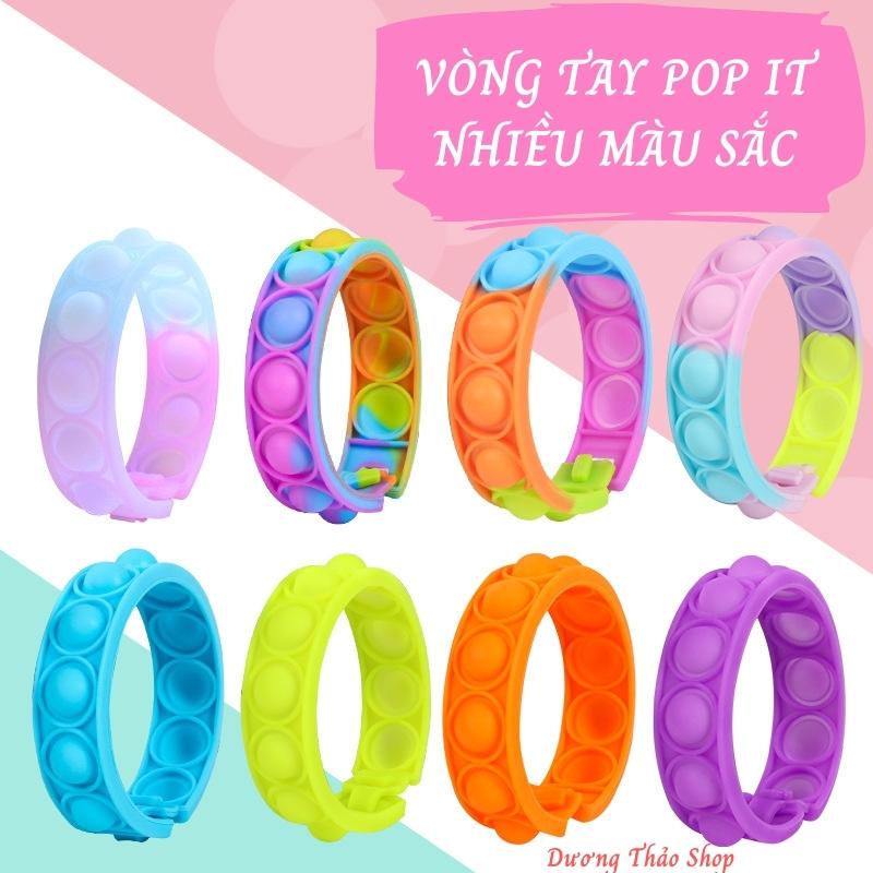 Vòng tay Pop it giá rẻ Đồ Chơi Bóp Bóng Cầm Tay Giúp Giảm Căng Thẳng Hiệu Quả