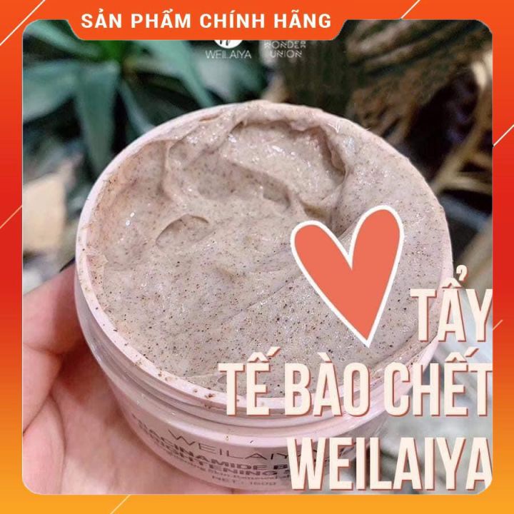 Kem tẩy tế bào chết Weilaiya, loại bỏ tế bào chết, sạch sau dịu nhẹ cho da. Hộp 150g