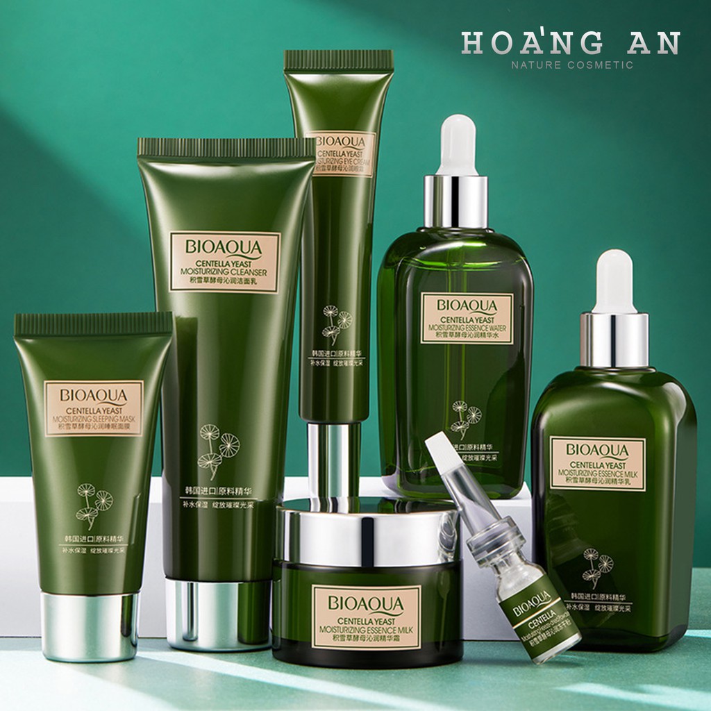 BỘ SẢN PHẨM DƯỠNG DA RAU MÁ - BIOAQUA