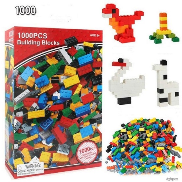 Bộ lego 1000 chi tiết cho bé