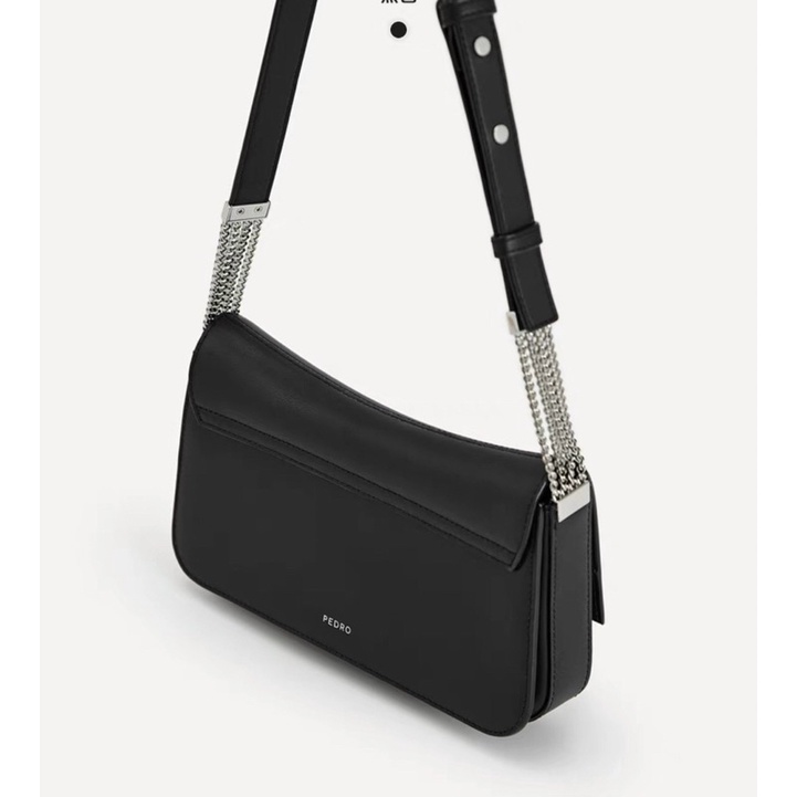 Túi Pedro đeo chéo - màu đen