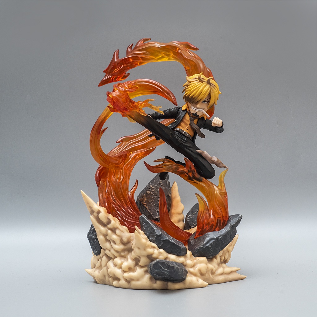 Mô hình One Piece Sanji Hắc Cước cao 22cm, mô hình One Piece Figure Sanji băng Mũ Rơm Haki Shop