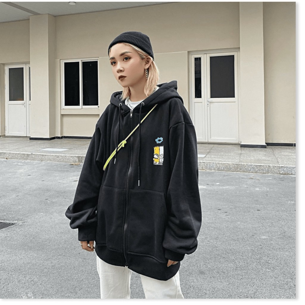 [FREESHIP] Áo khoác nam nữ form rộng đi học, áo khoác hoodie nam nữ dây kéo form rộng we are one