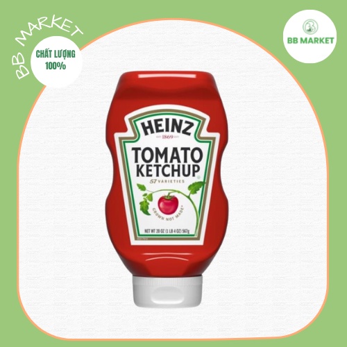 Tương Cà Chua Úp Ngược HEINZ 567G  DATE 12/11/2023