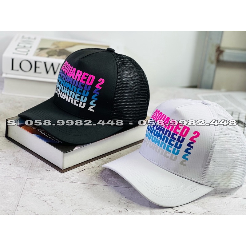 Nón Kết  Phối Lưới DSQUARED2 Thời Trang Xịn Nam Nữ - Mũ Lưới Bóng Chày Thoáng Mát