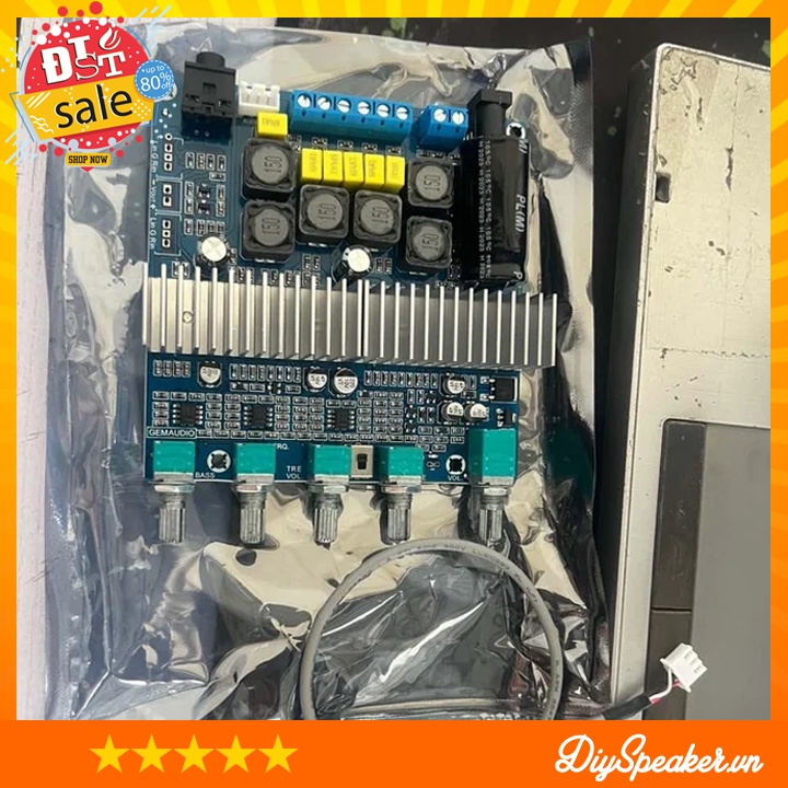 Mạch khuếch đại âm thanh Gemaudio TPA3116D2 2.1 2x50W+1x100W bluetooth 5.0