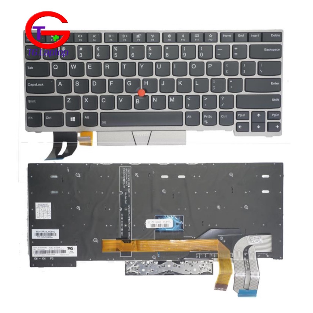 Bàn phím Laptop Lenovo ThinkPad E480, L480, T480S, T490, Keyboard laptop