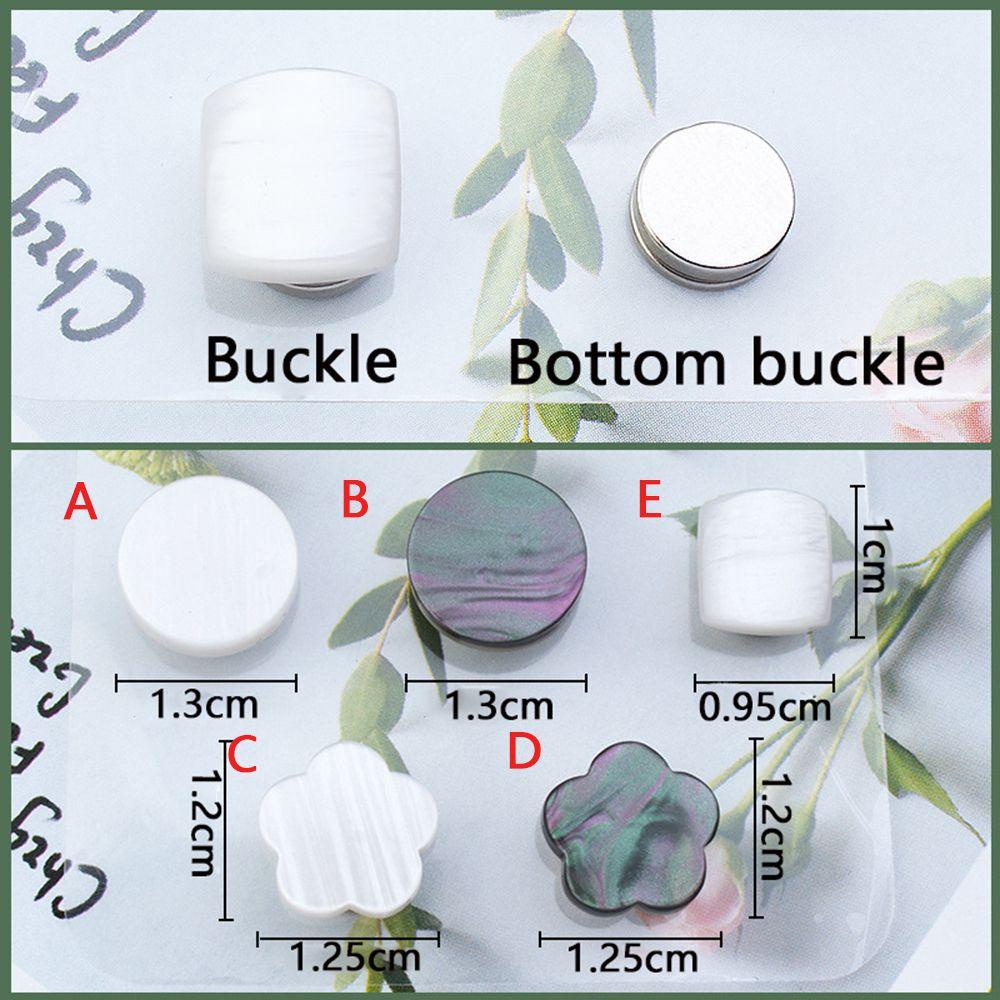 Khóa Cài AUGUSTINA Trang Trí Sổ Lưu Niệm Áo Khoác Sweater / Áo Sơ Mi Vô Hình