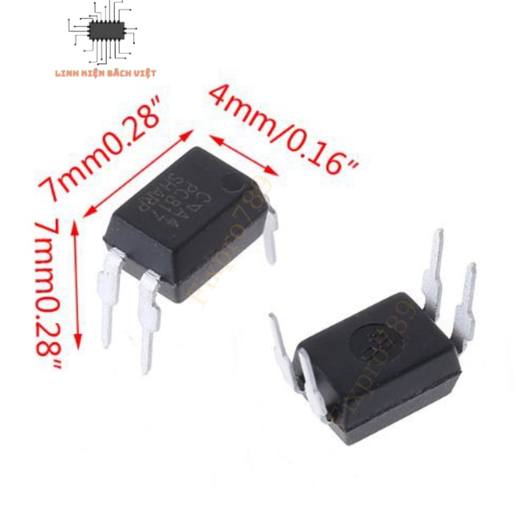 IC QUANG PC817 817 in-line DIP-4  SOP-4 chính hãng Sharp