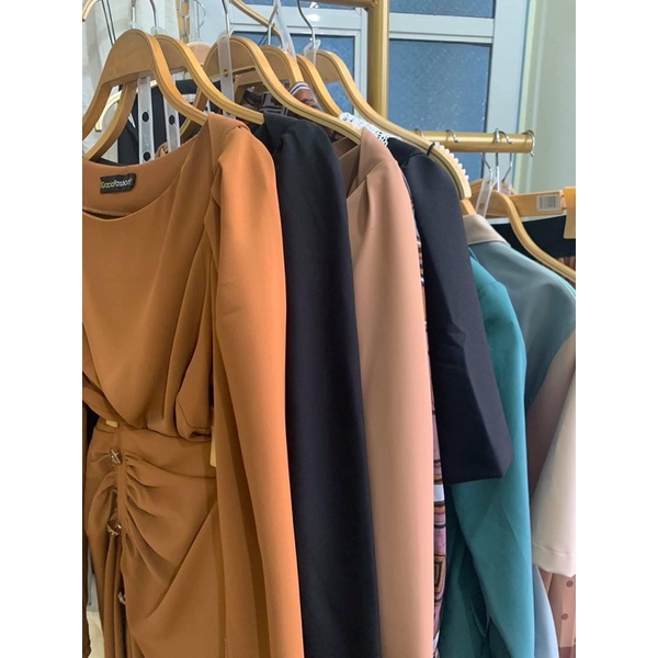 Sét chân váy dài nhún eo | BigBuy360 - bigbuy360.vn