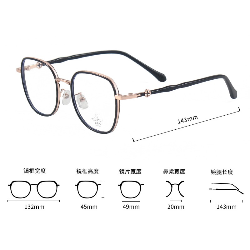 Mắt Kính Gọng Vuông Thời Trang Jz2832 | BigBuy360 - bigbuy360.vn