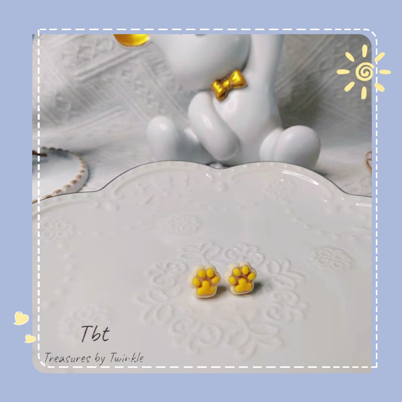 Bông Tai Hình Móng Vuốt Mèo Nhiều Màu Dễ Thương Cho Nữ