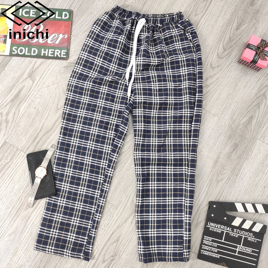 Quần CARO ỐNG SUÔNG 3 MÀU Nam Nữ Unisex Q874 INICHI | BigBuy360 - bigbuy360.vn