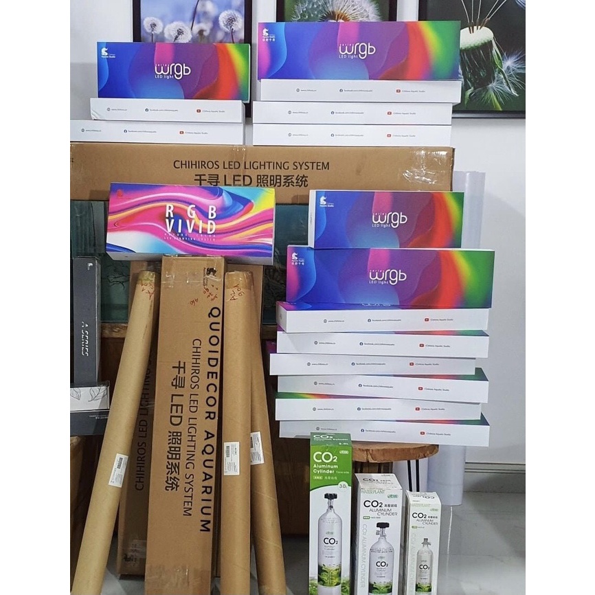Đèn WRGB Led cao cấp CHIHIROS WRGB 2 SLIM 45-60-90-120cm| Đèn WRGB2 Slim Cho Bể Thủy Sinh