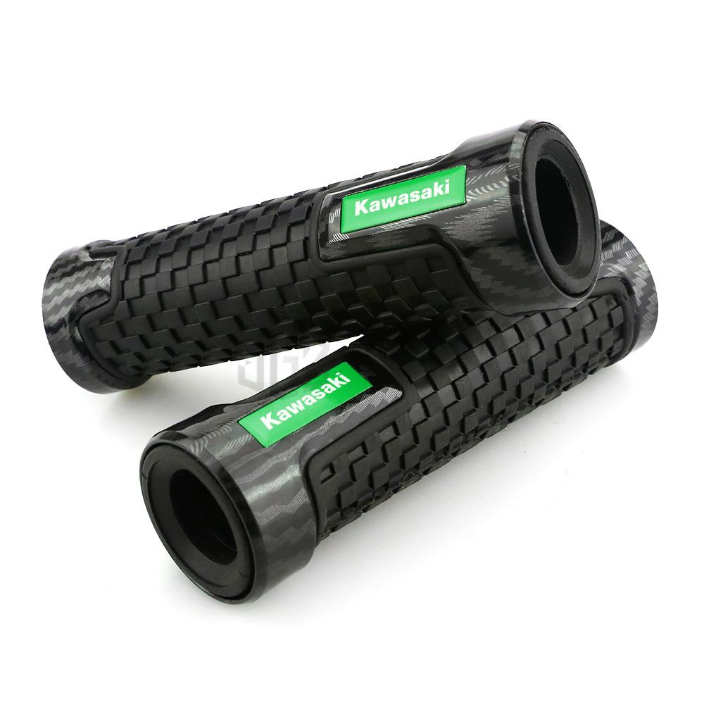 Tay nắm bằng sợi carbon cho xe máy Kawasaki Ninja 250 300 Z250 Z900 Z800 Z1000 VERYS ER6N ZX6R