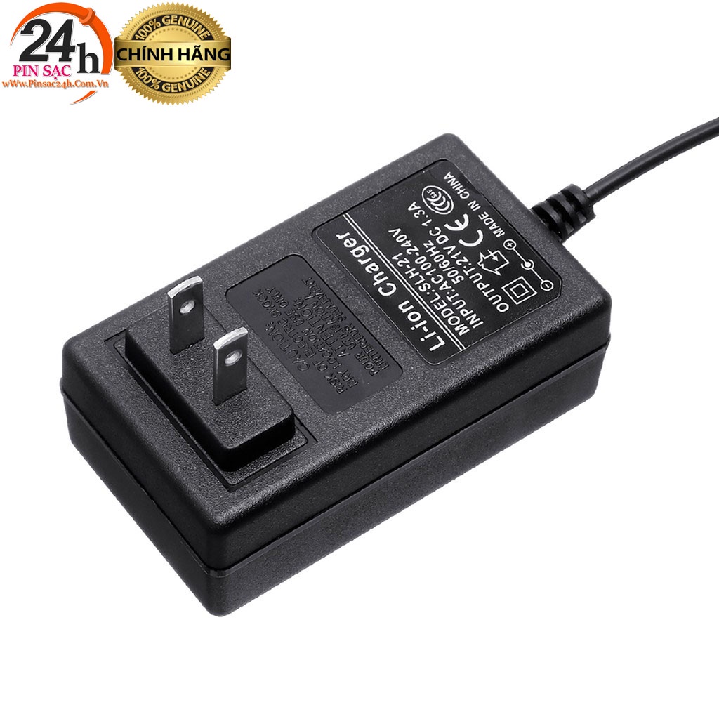 PS24. Sạc 5s 21V - 2A dùng cho pin Li-ion có đèn báo và tự ngắt khi đầy.