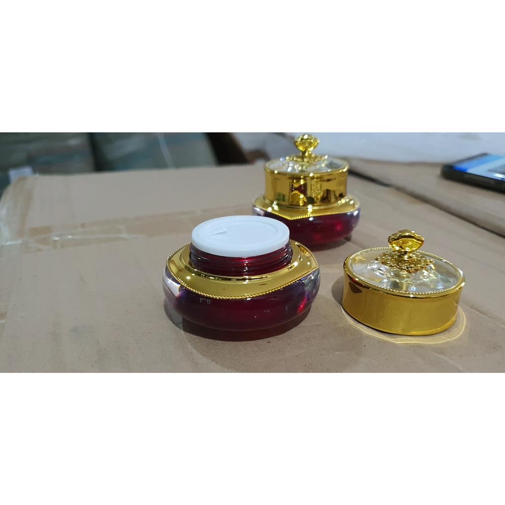Hũ 15g vua cao cấp màu vàng màu đỏ