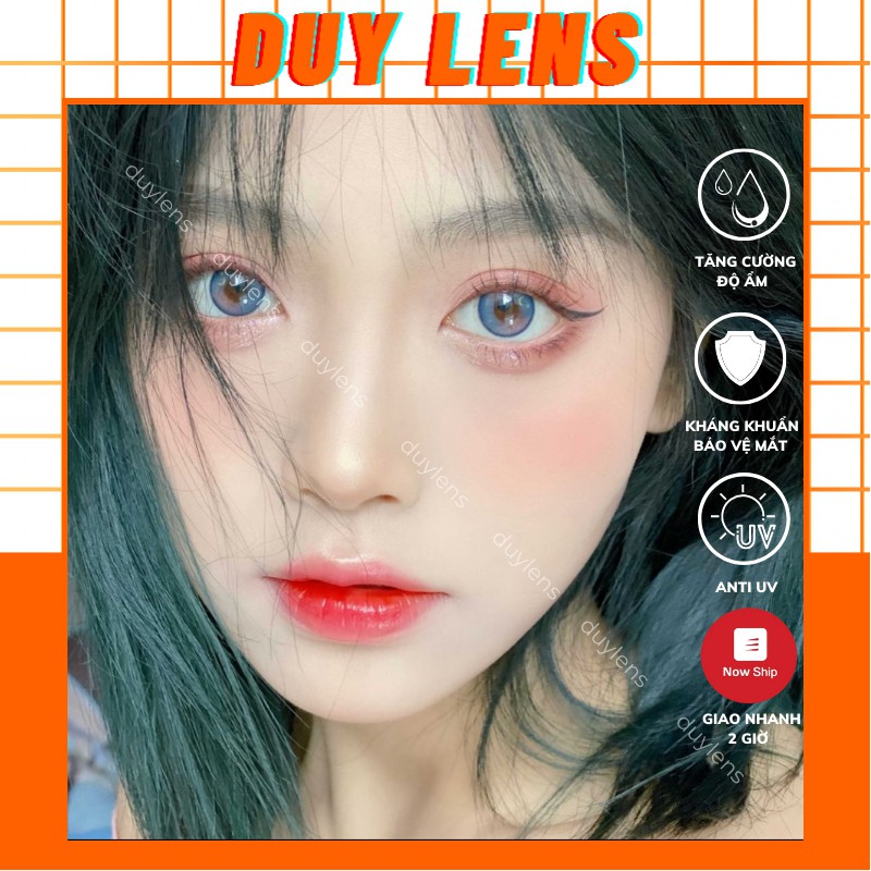Lens cận màu hoàng hôn MOON LIGHT - Kính áp tròng có độ Hàn Quốc 14mm hạn 1 năm