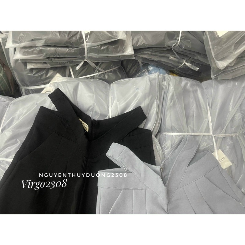 [HÀNG SẴN-CÓ ẢNH THẬT]Quần culottes CUT OUT hở eo trendy/Quần suông ống rộng cut out | BigBuy360 - bigbuy360.vn
