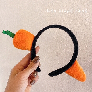 Bờm tóc cute cá và cà rốt