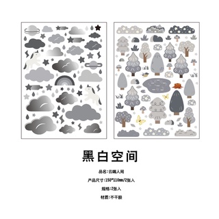 2 Miếng dán Sitcker Cloud World dán trang trí vở sách dễ thương