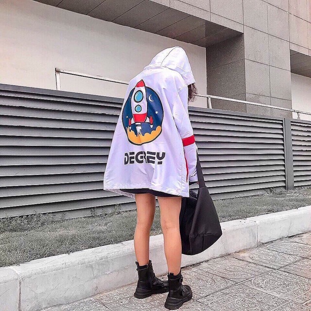 Áo khoác dù nam nữ in DEGGREY