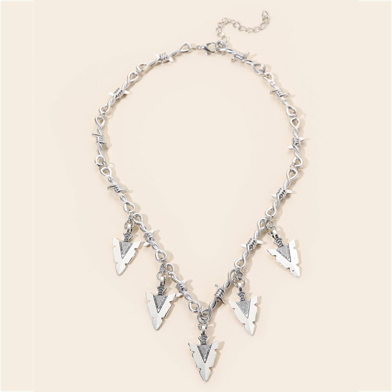 Vòng Tay Dây Gai Kim Loại Màu Bạc Phong Cách Gothic Cho Nam Và Nữ