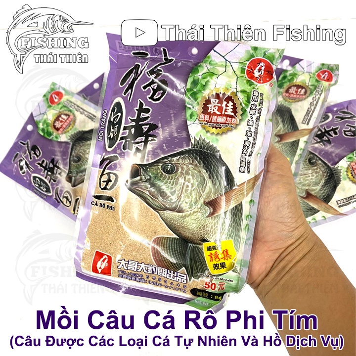 Mồi Câu Cá Rô Phi Tím Đại Ca Đại Dùng Câu Trong Sông Tự Nhiên, Hồ Dịch Vụ