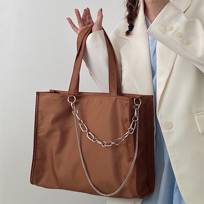 Túi IELGY vải nylon cỡ lớn thiết kế đơn giản thời trang phong cách Hàn Quốc