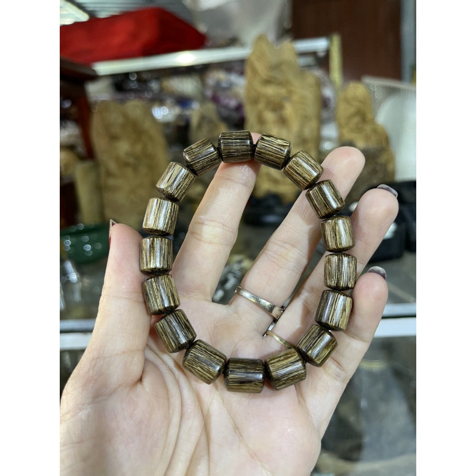 Vòng Trầm Hương Nam - Trầm Hương Sánh Chìm - Size 10mm - 12mm - 14mm - 16mm - 18mm - 20mm