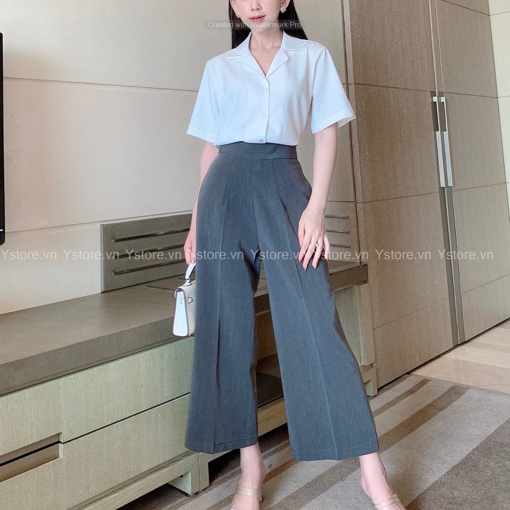 Sơ mi nữ đẹp tay ngắn cổ vest - Mặc đi học, đi làm, đi chơi | BigBuy360 - bigbuy360.vn