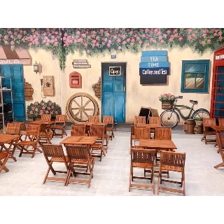 Ghế gỗ xếp thấp