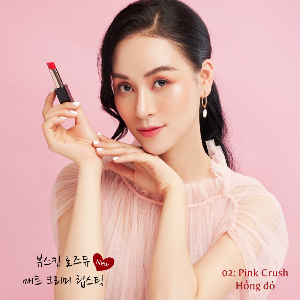 Son Lì Không Trôi BEAUSKIN Rosedew Matte Creamy Lipstick 02 3.5g - BMML0201210