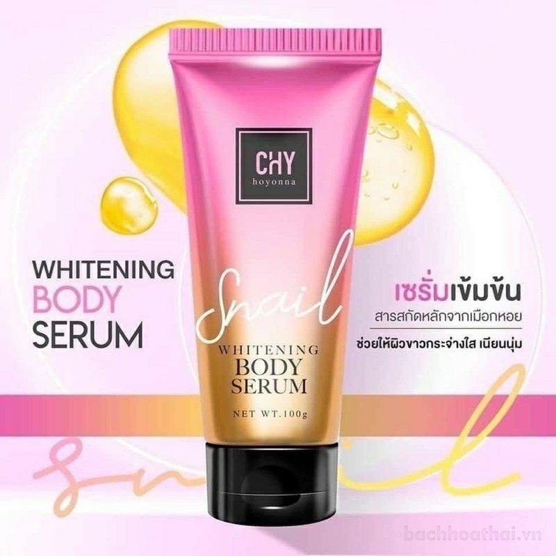 Serum ƙích trắŉg body tınh chấţ ốc sêņ CHY Snaıl whitening body serum Thái Lan