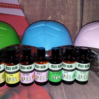 COMBO MÁY KHUẾCH TÁN TINH DẦU VÀ CHAI TINH DẦU : 50ML