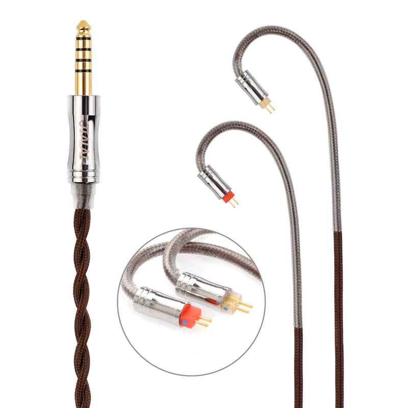 Dây Cáp Âm Thanh HiFi Mạ Bạc 3.5/2.5/4.4mm MMCX/QDC/0.78mm 2Pin Cho ZEX ZAS DB3