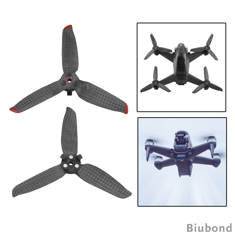 Carbon Fiber Low-Noise Quick Release Propeller Props for DJI FPV Combo Drone Foldable Quadcopter