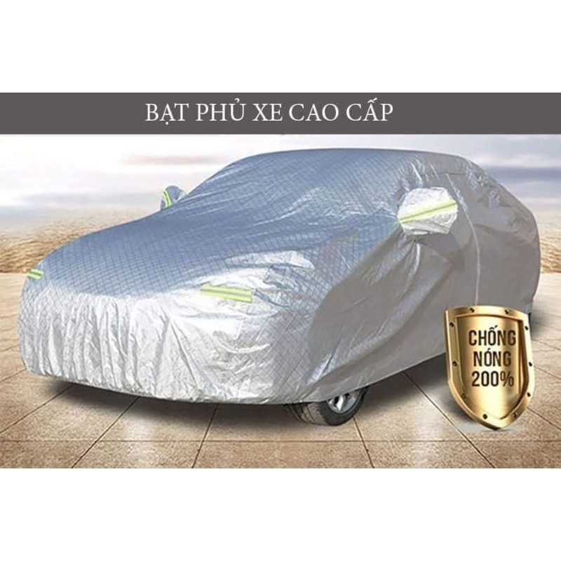 BẠT PHỦ -XE ô tô tráng nhôm 3 lớn cao cấp chống nóng chống trầy