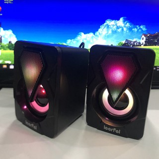 Giá siêu rẻ Loa máy tính, loa vi tính mini, loa mini YST-1046 Led âm thanh cực chất cho mọi dòng PC laptop
