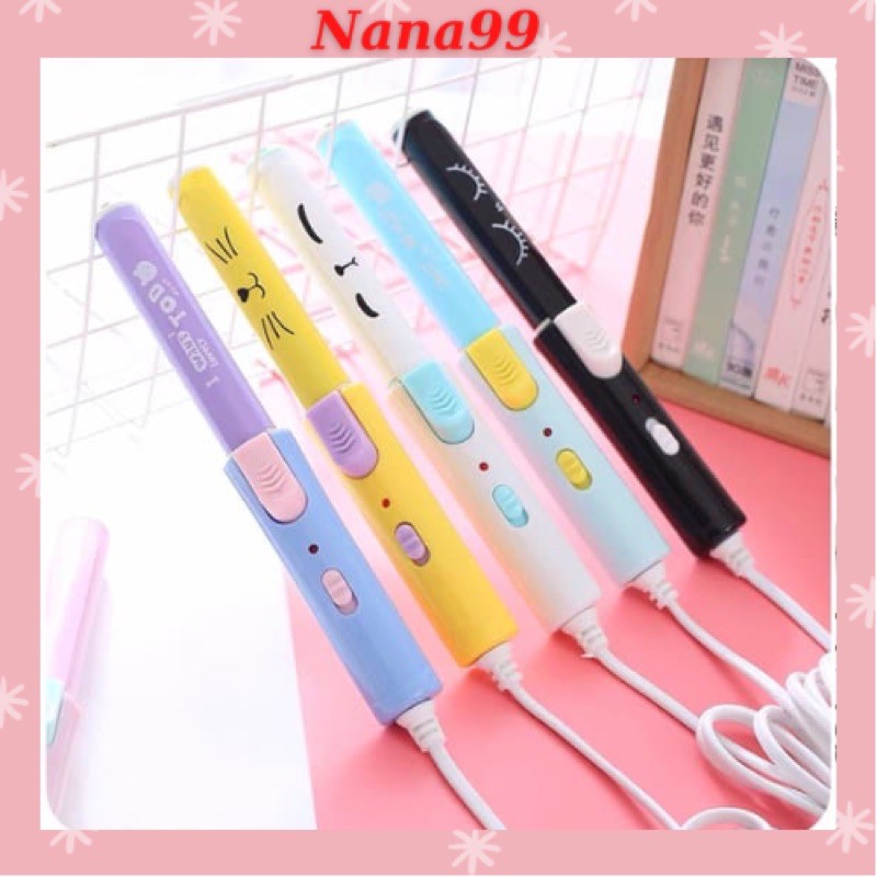 💖[Siêu Đẹp] Máy Uốn Tóc [FREESHIP] MINI Nhiều Màu Trẻ Trung Tặng Kèm Hộp Nana MU087