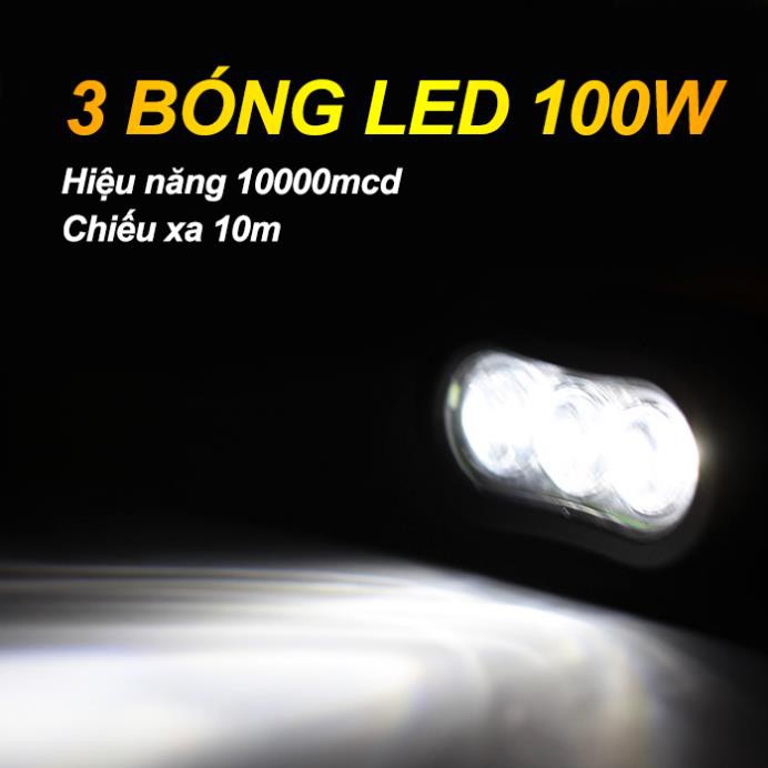 Đèn Pin Led Năng Lượng Mặt Trời Quay Tự Lực FUJO