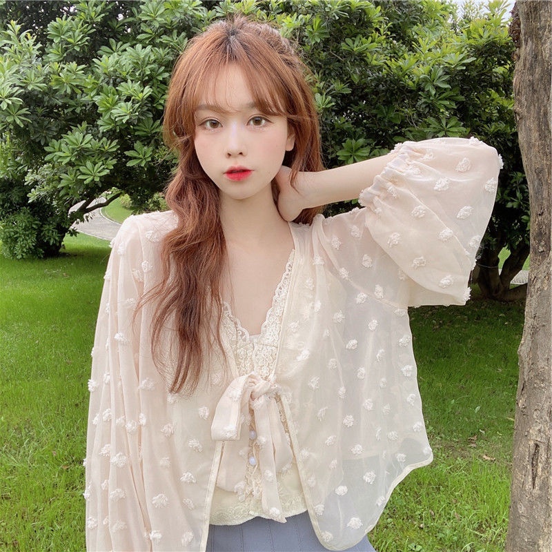 Áo Cardigan Chống Nắng Chất Lụa Lạnh Mỏng Thời Trang Mới 2023 Cho Nữ